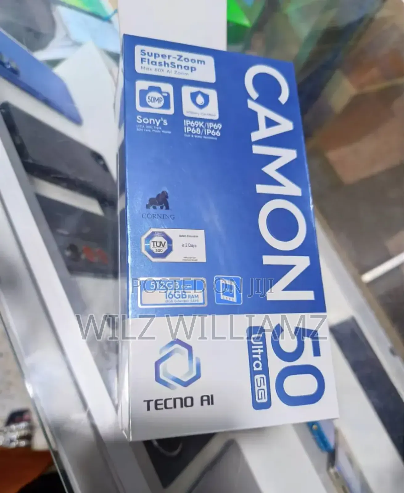 New Tecno Camon 50 256 GB Gray