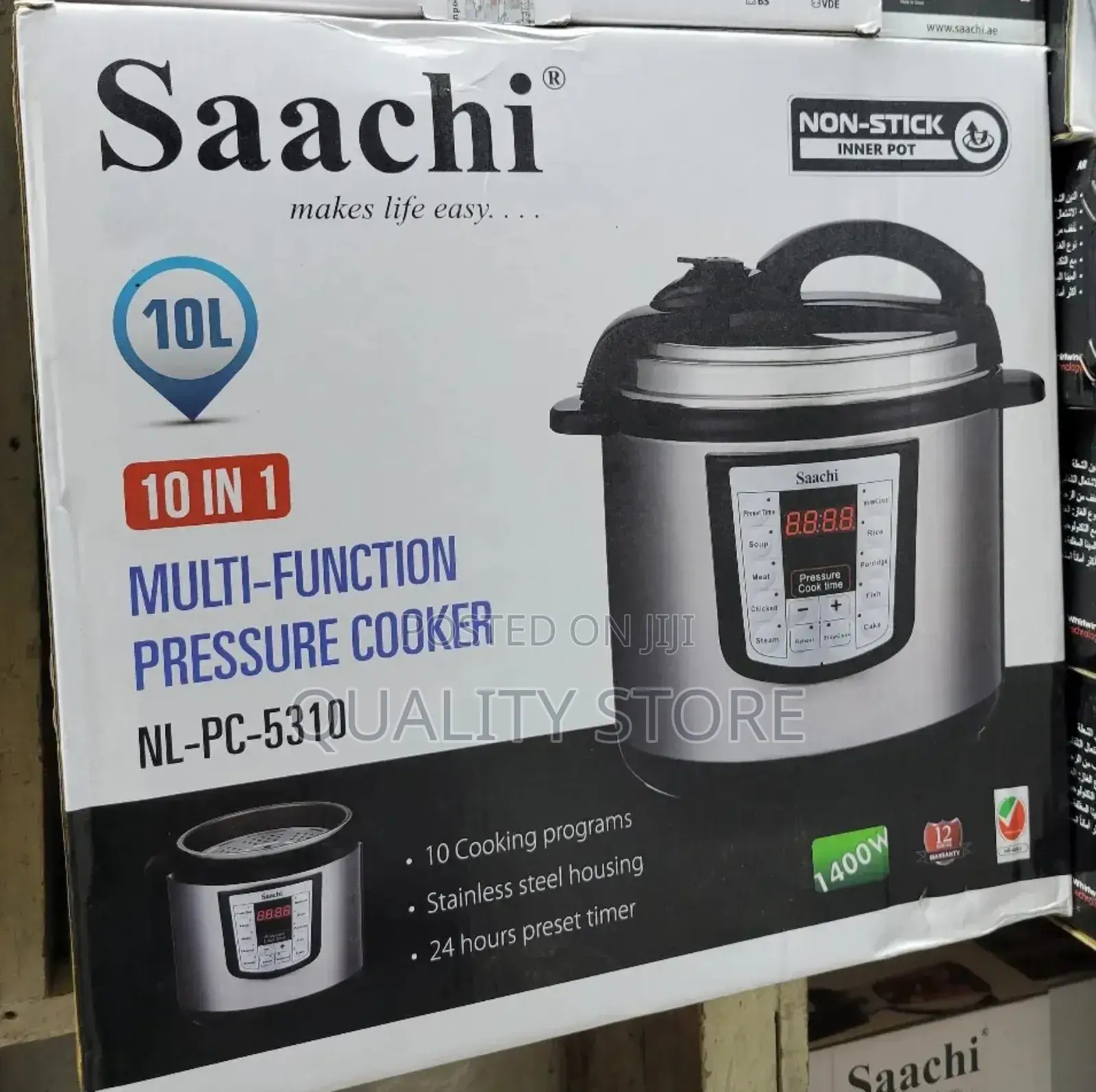 Saachi 10 in 1 Electric Pressure Cooker 10 L Nl-Pc-5310