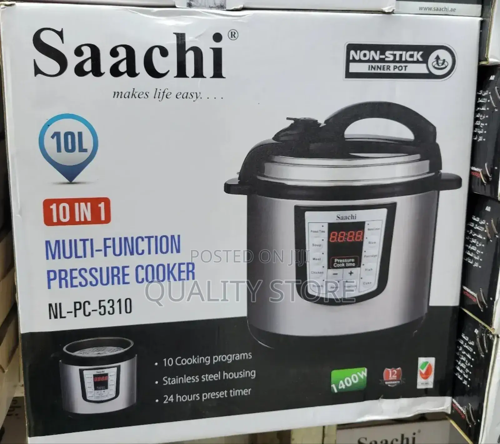 Saachi 10 in 1 Electric Pressure Cooker 10 L Nl-Pc-5310