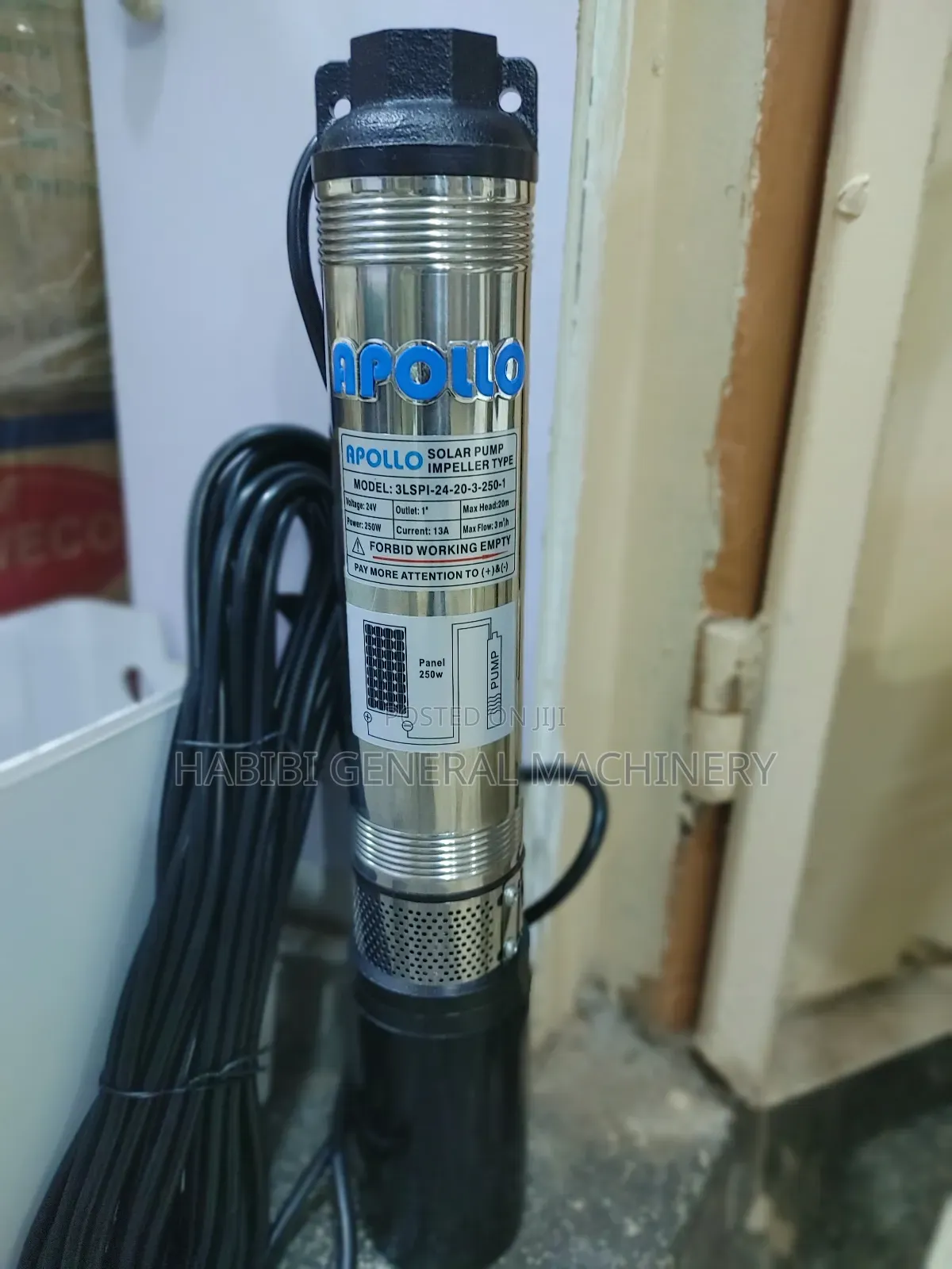 24v Apollo Submersible Solar Pump (20m)