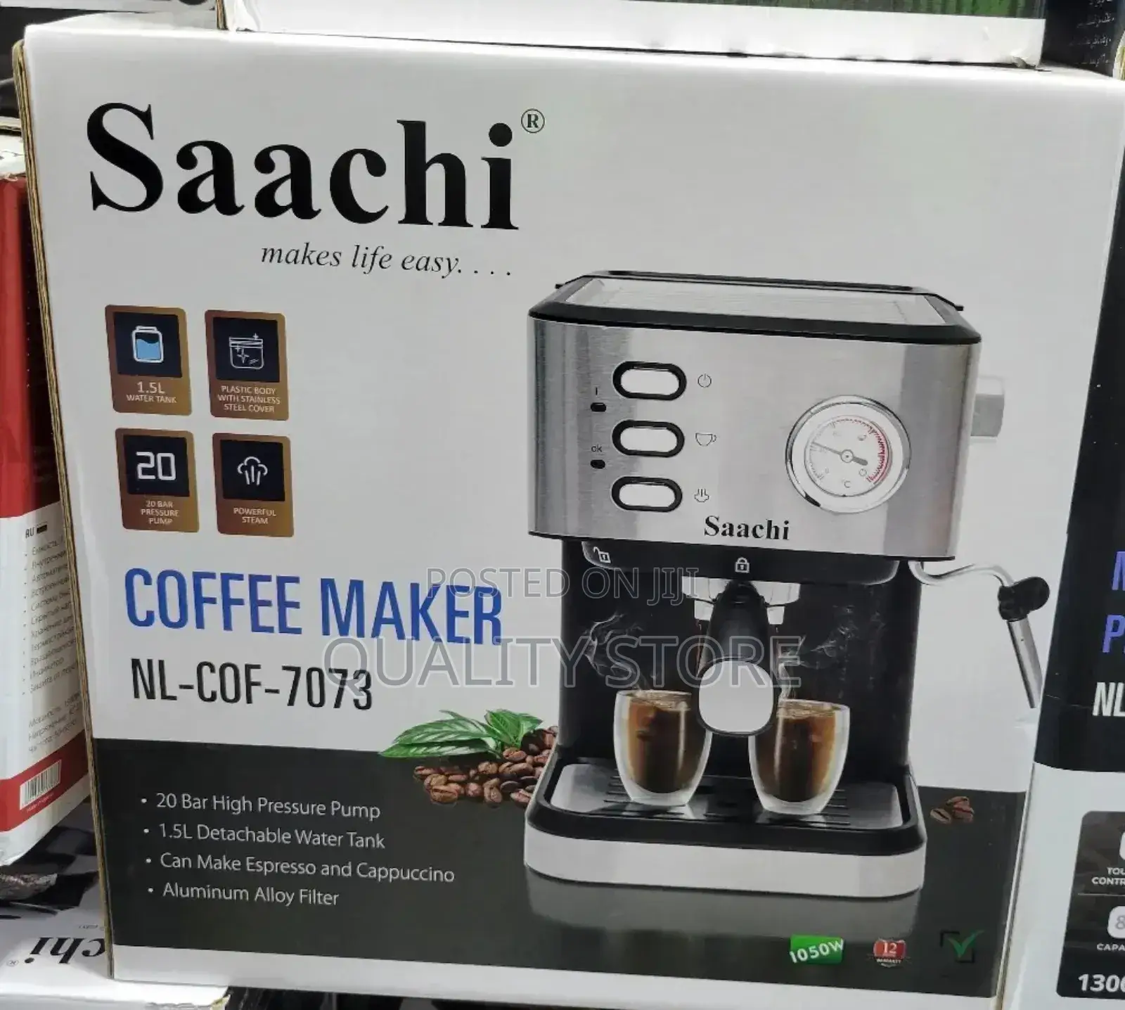 Saachi Coffee Maker 20 Bar Nl-Cof-7073