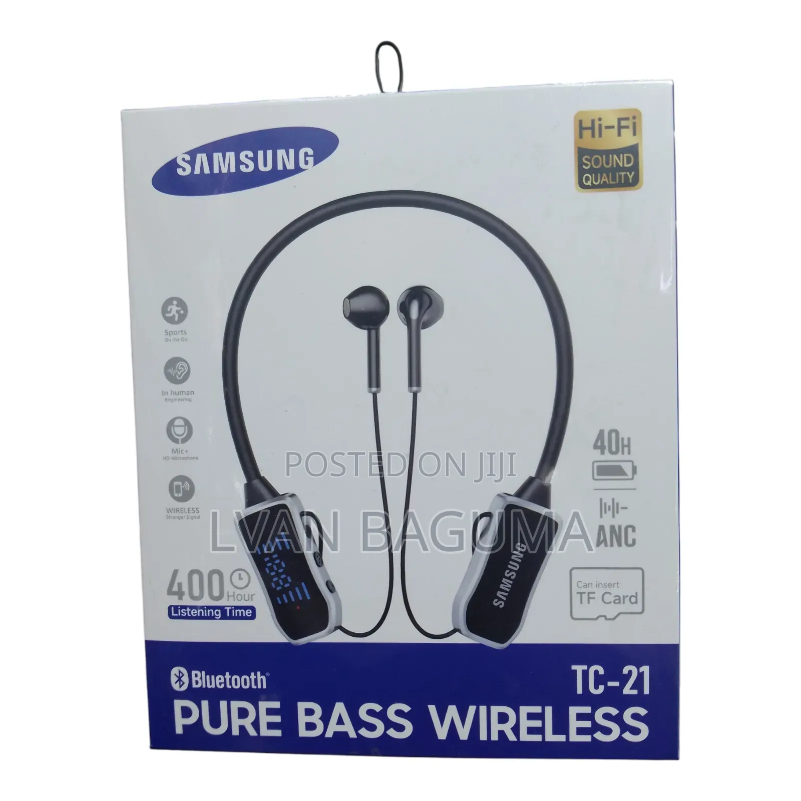 Samsung Tc-21 Pure Bass Wireless Neckband Earphone - A.N.C