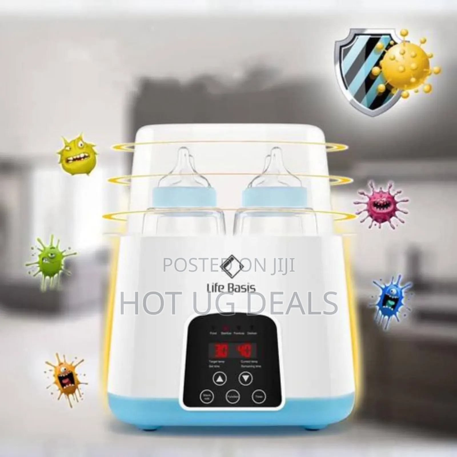 4-in-1 Baby Bottle Cleaner, Warmer Milk Heater Infant Feeding Bottle