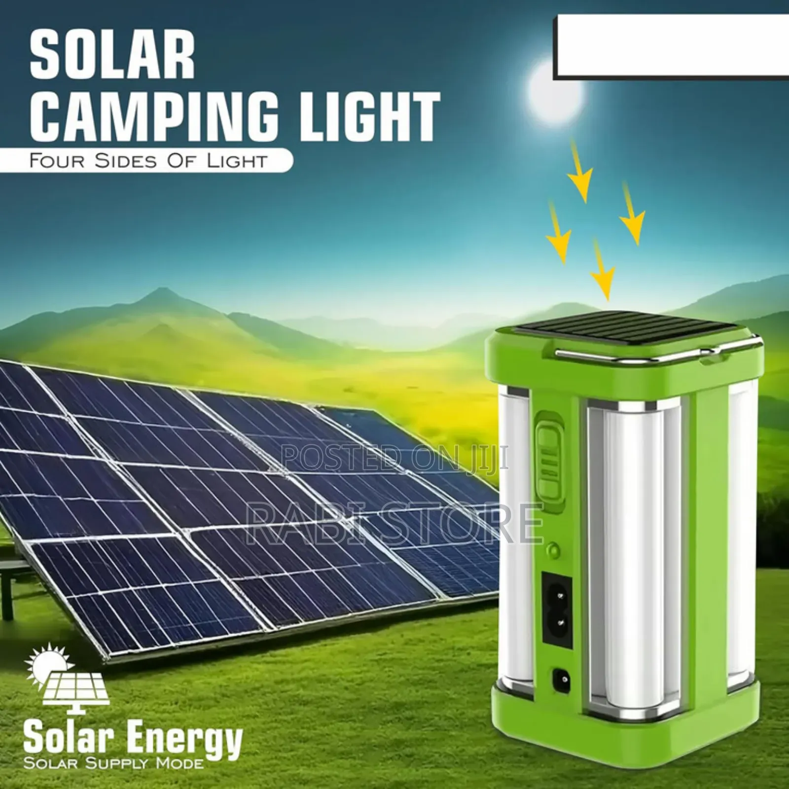 Two-way Charging Solar Camp Light
