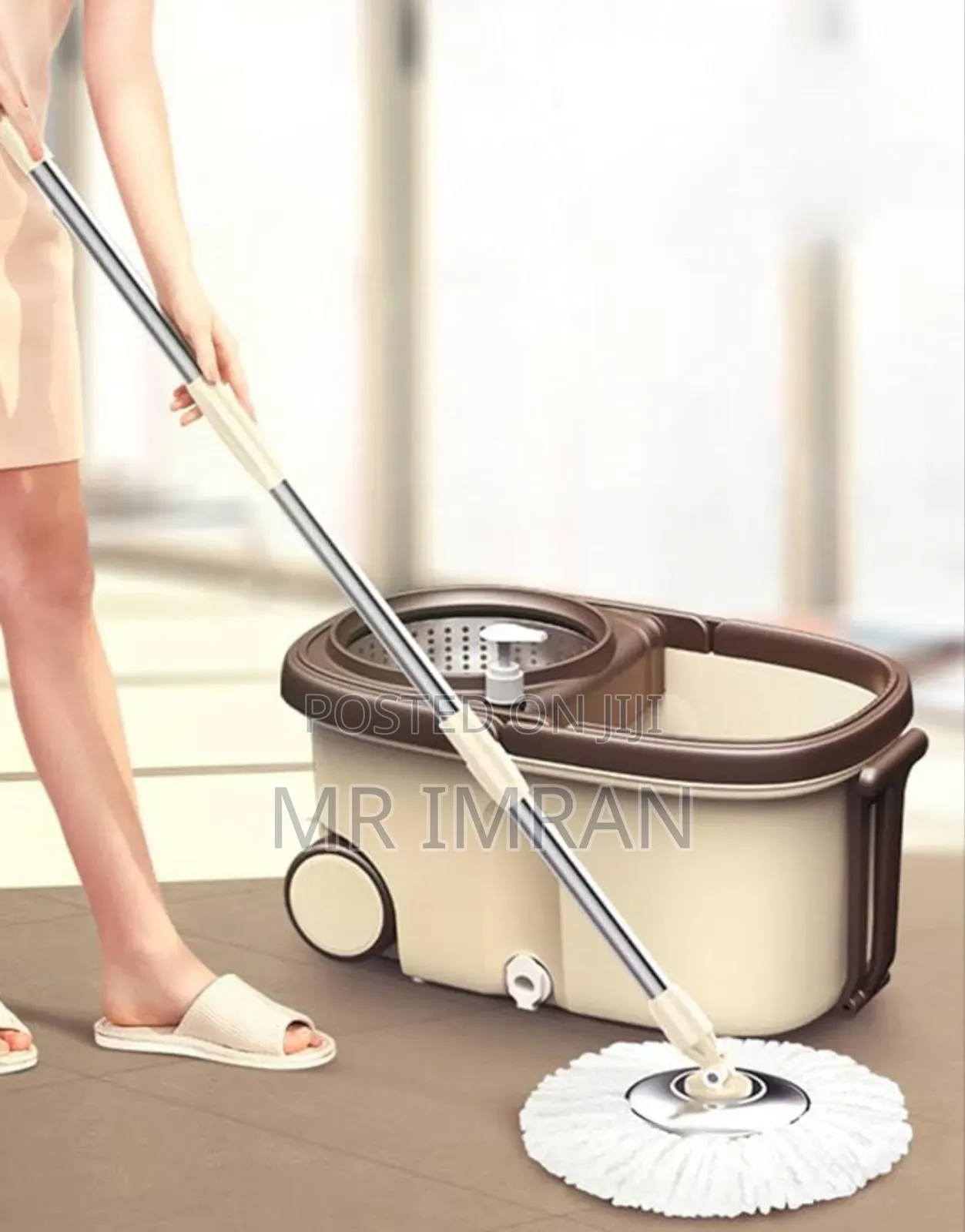 360-Degree Rotating Spin Mop and Bucket