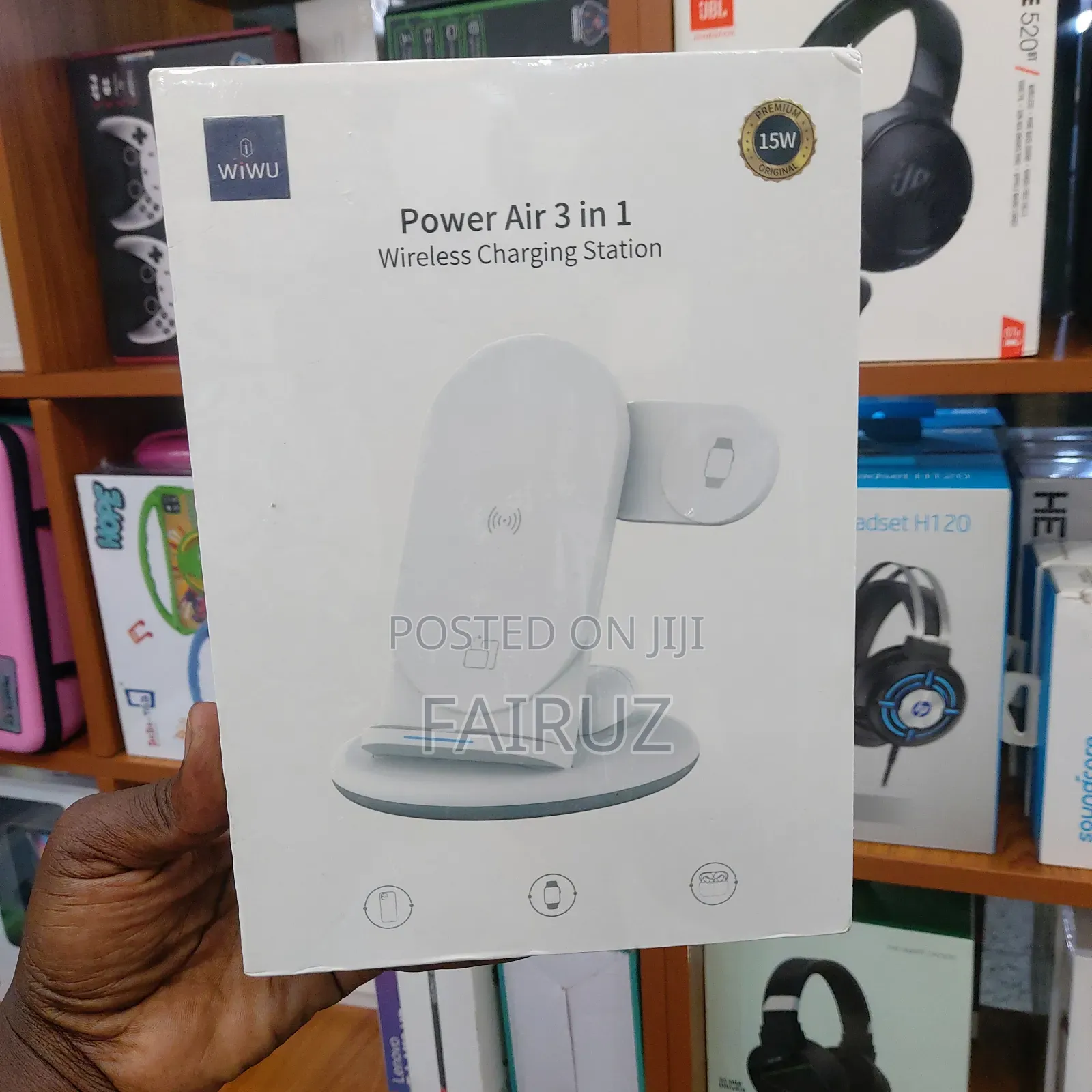Power Air 3 in 1 Wireless Charger Station Wiwu