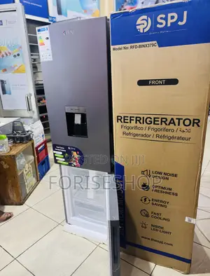 Spj 379 Litres Bottom Freezer Double Door With Dispenser