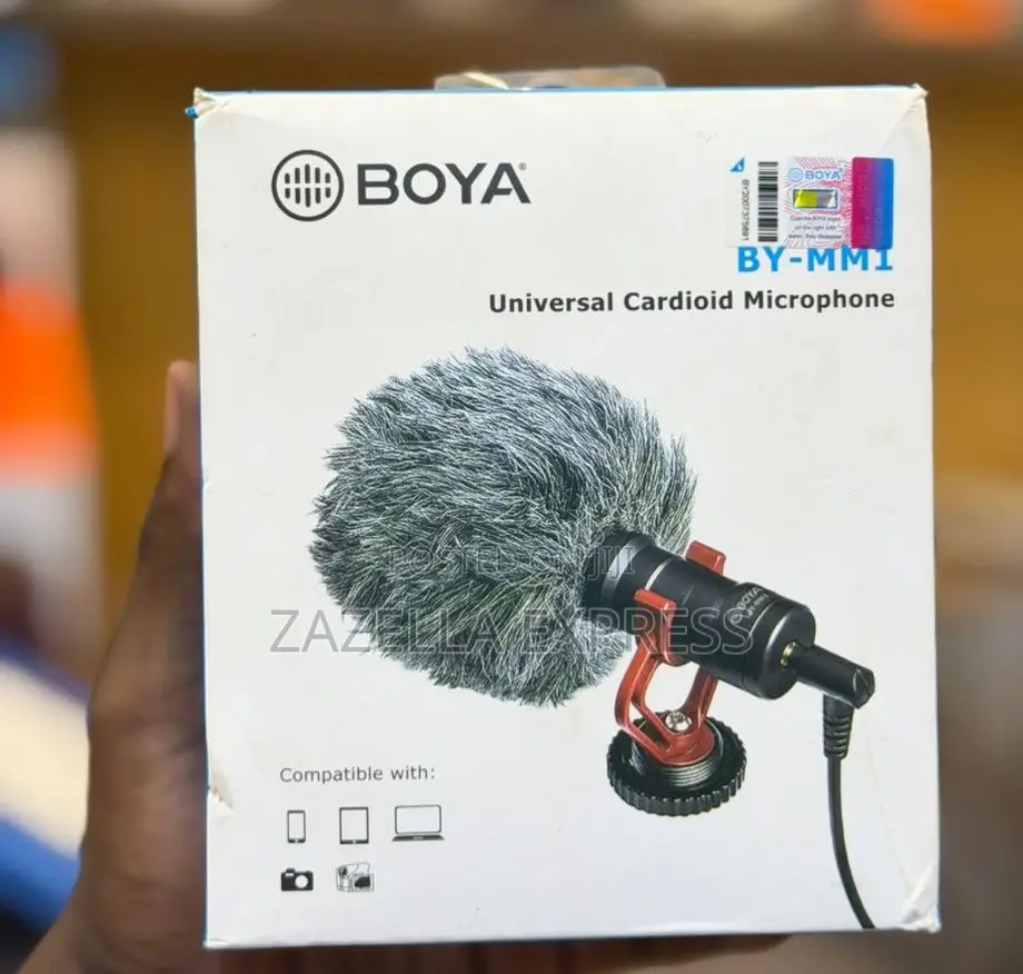 Boya by Mm1 Universal Camera Microphone Super-Cardioid Shotgun
