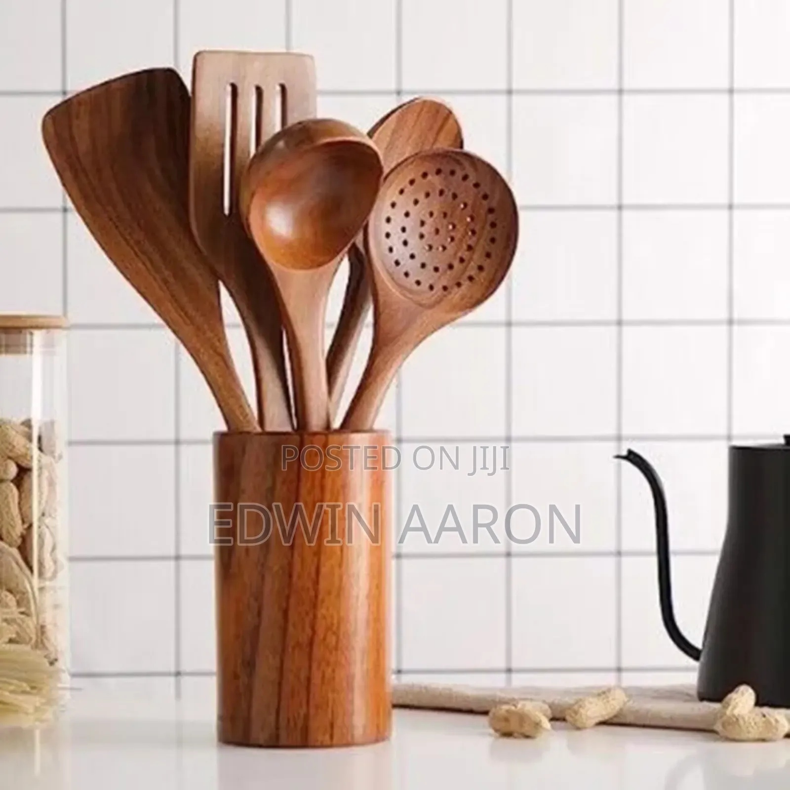 Wooden Laddle / Cooking Spoons Set