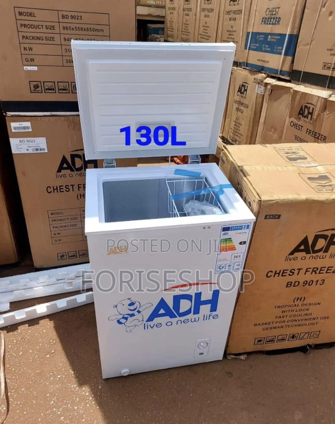Adh 130 Litres Deep Freezer 3yr Warranty