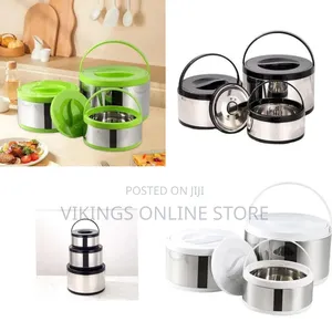 Insulated Food Warmer Casserole Set With Serving Handles (2l+4l+8l)