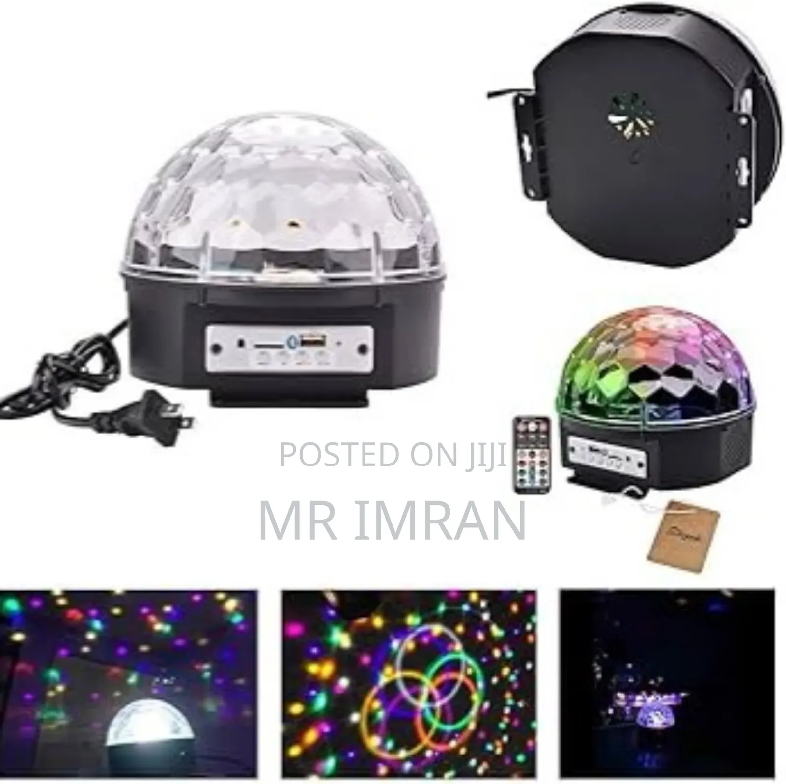 Mega Lighting Led Crystal Magic Ball Light