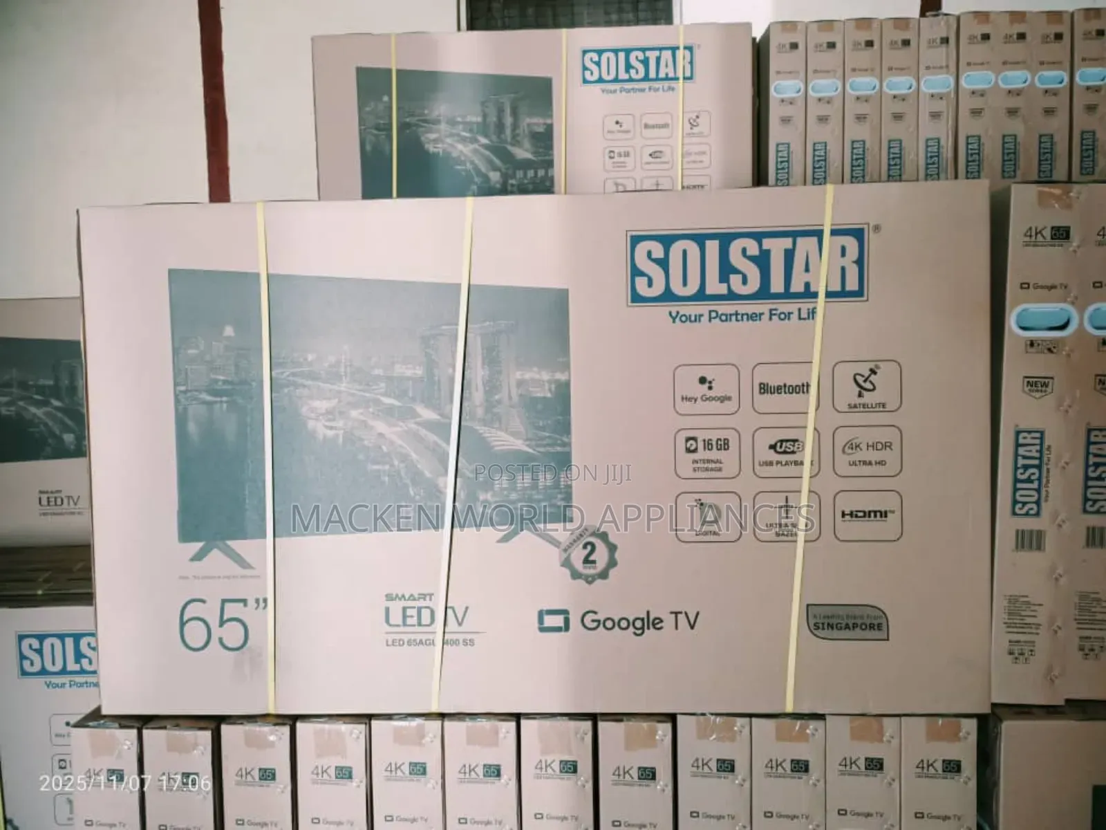 65 Solstar Google Uhd Tv With Free to Air Channels on Promotion