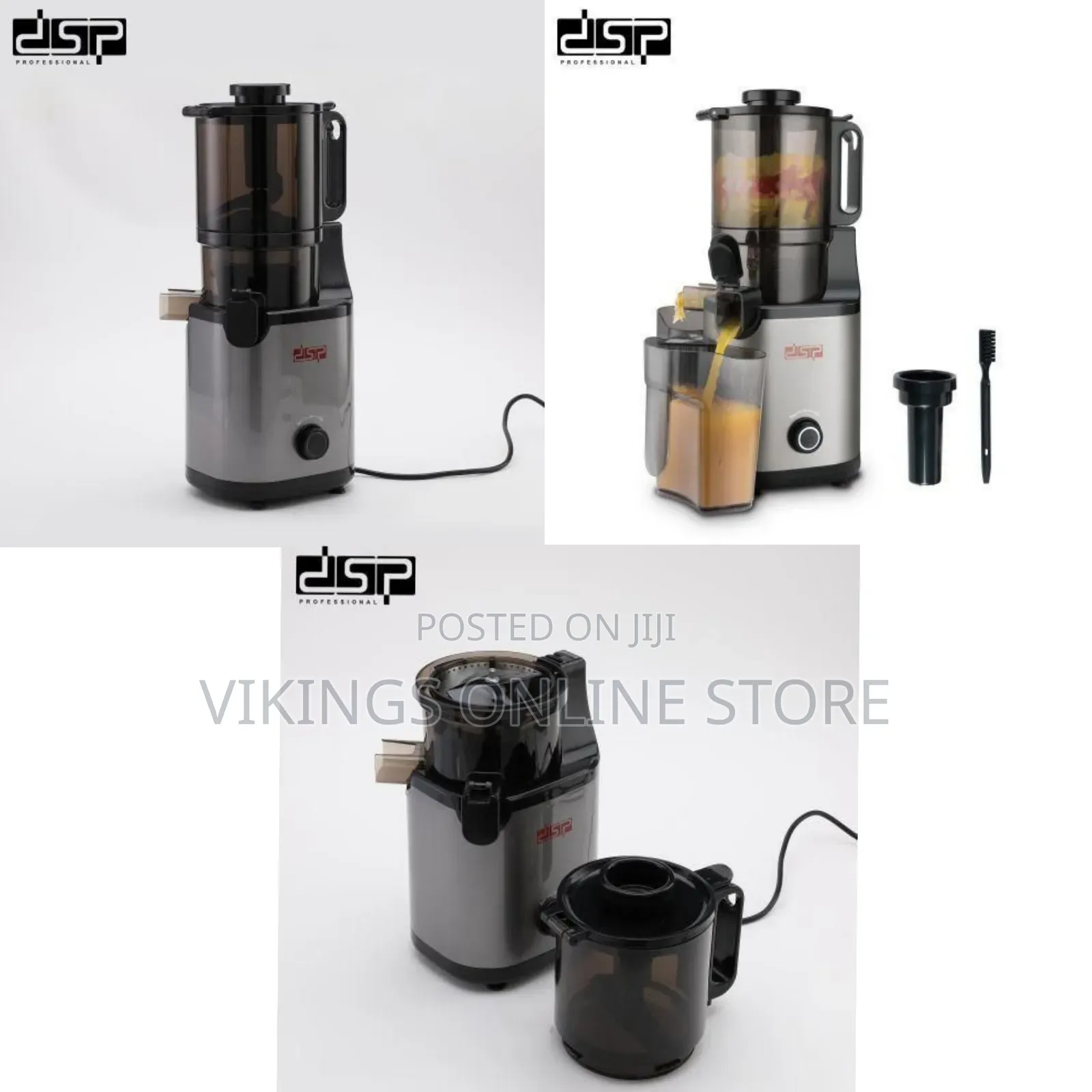 DSP Professional Slow Masticating Juicer - Multicolor