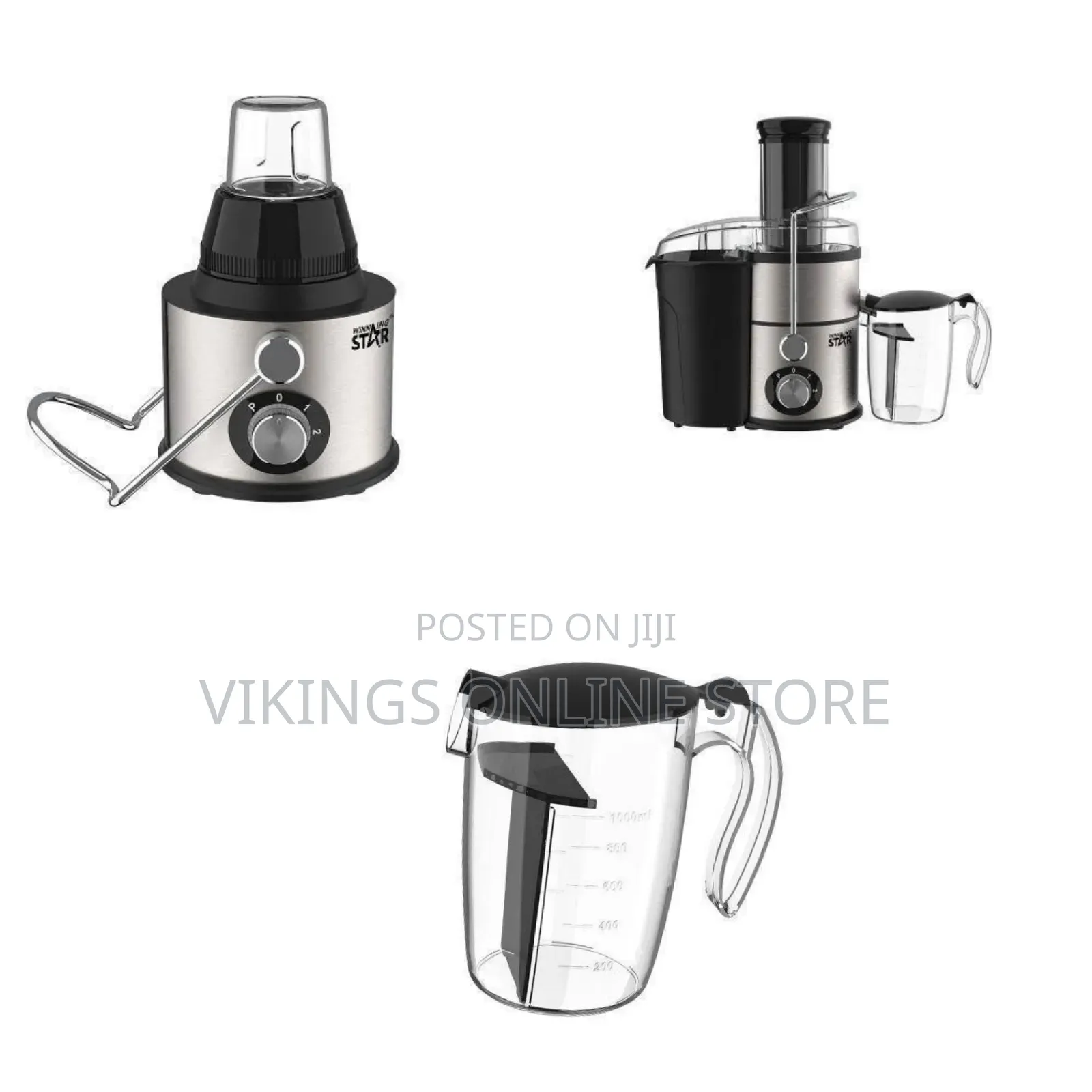 Winningstar Professional Centrifugal Juicer - Multicolor