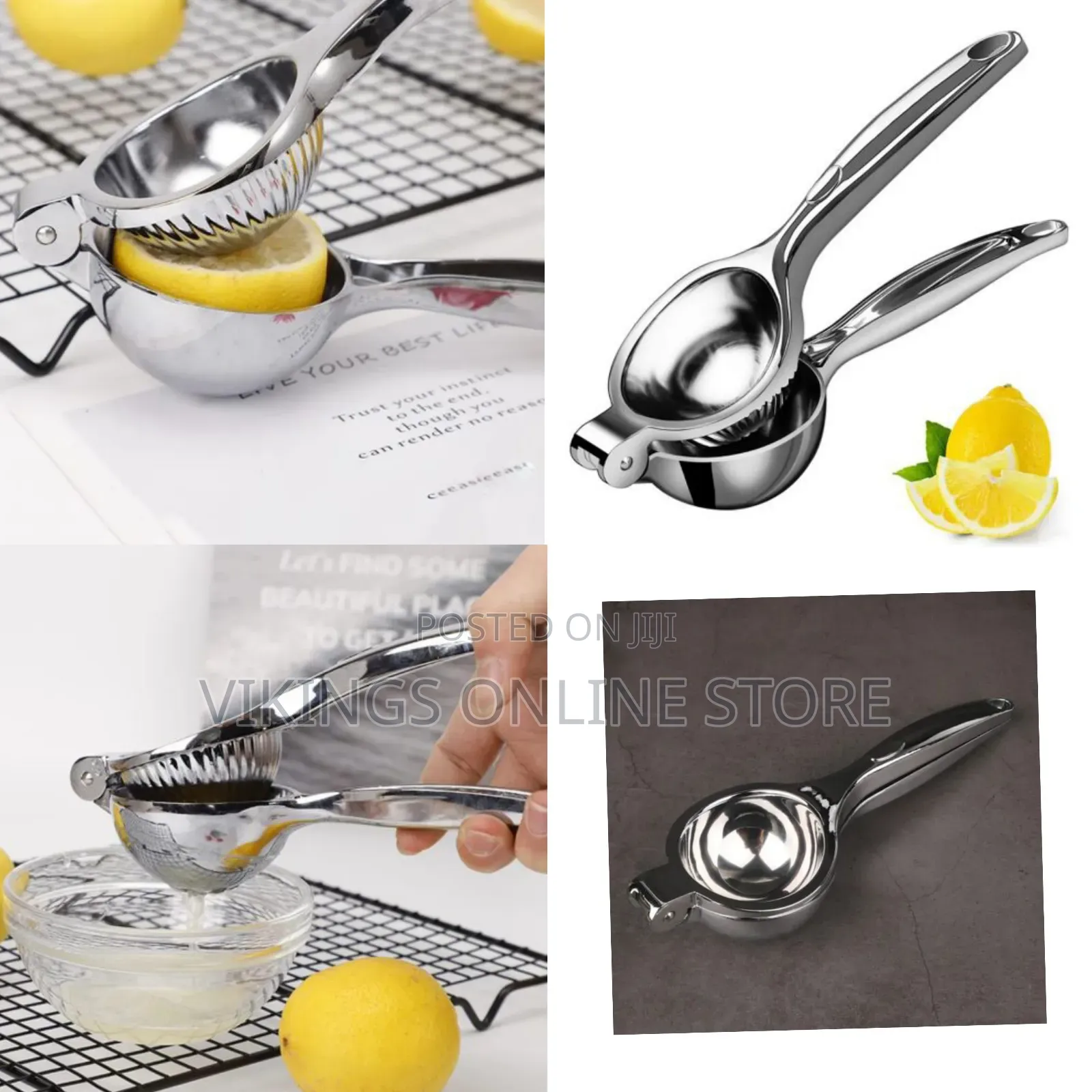 Premium Stainless Steel Manual Citrus Juicer–Maximize Your Juice Yield