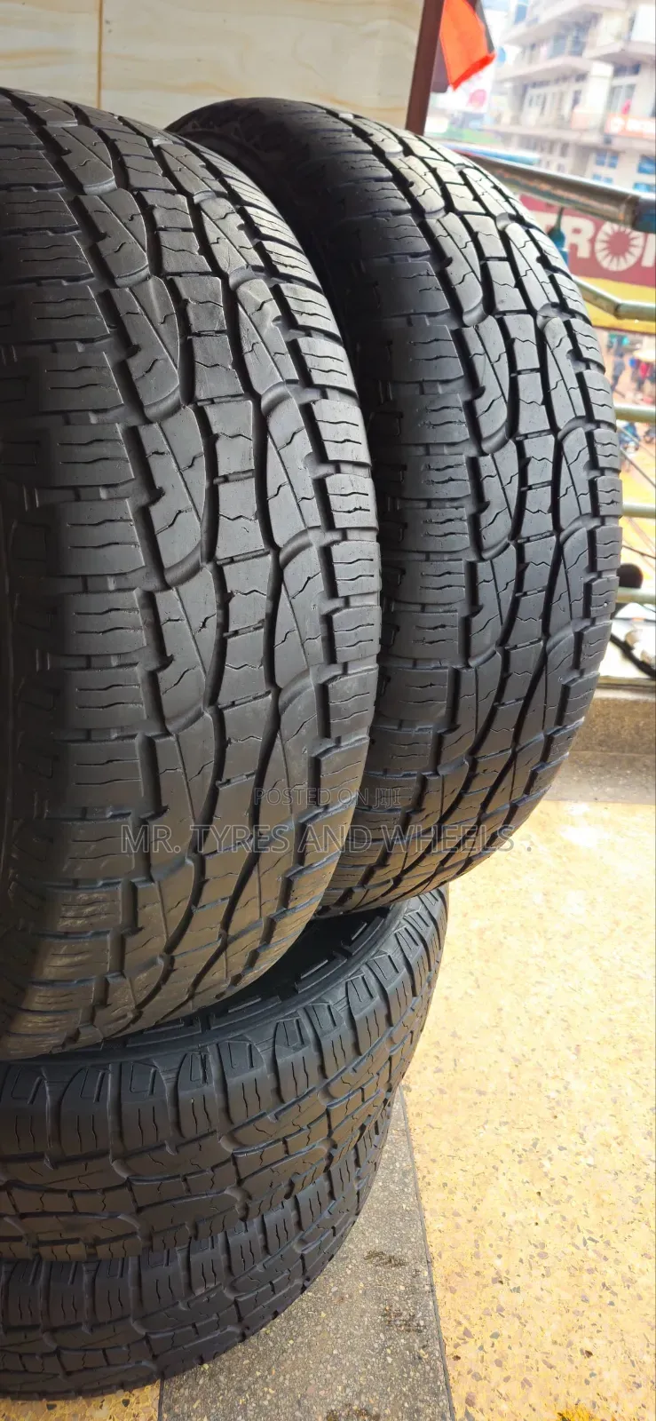 265 60 R18 As Good As Brand New Tires 👌 In The Type Of Linglong.