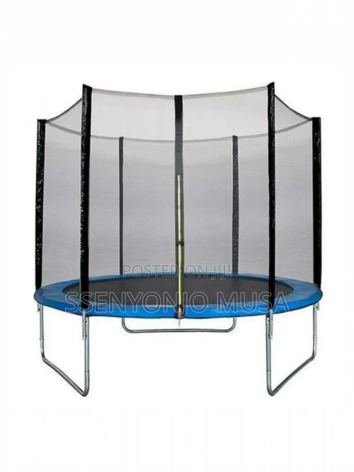 12ft Trampoline Safety Net | Protective Anti-fall Guard With Jump Pad