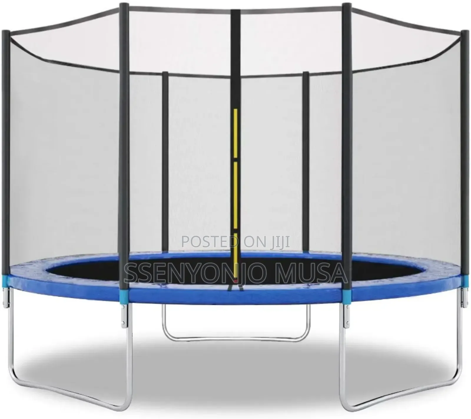 12ft Trampoline Safety Net | Protective Anti-fall Guard With Jump Pad