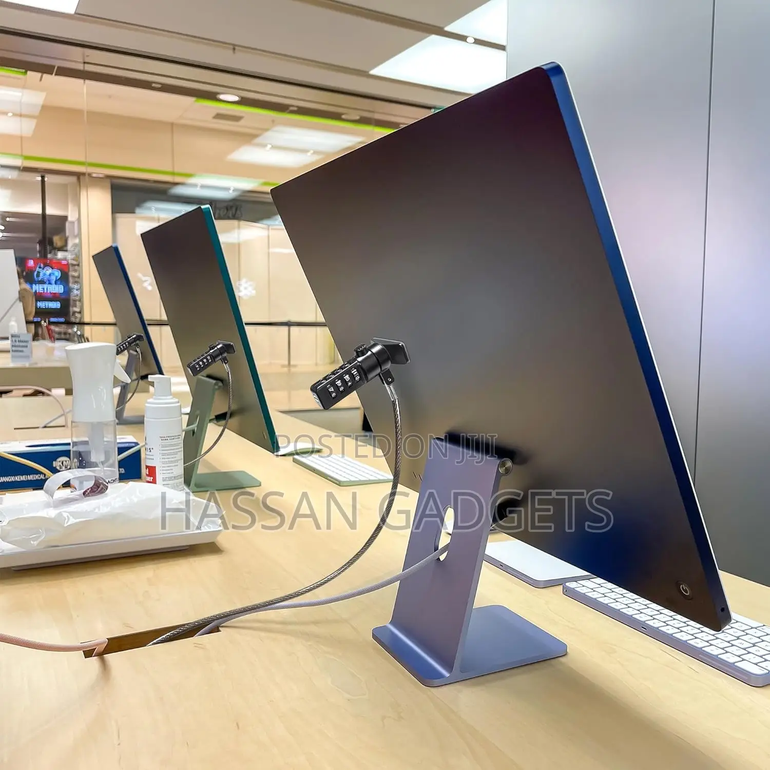 Laptop Cable Lock, Hardware Security Cable Lock With Keys, Anti Theft
