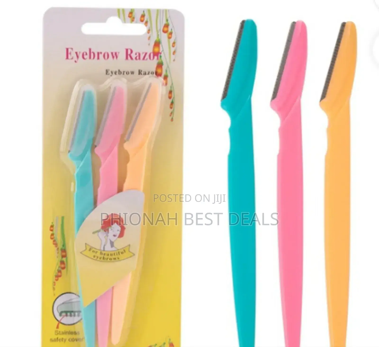 Three Piece Tinkle Eyebrow Razors