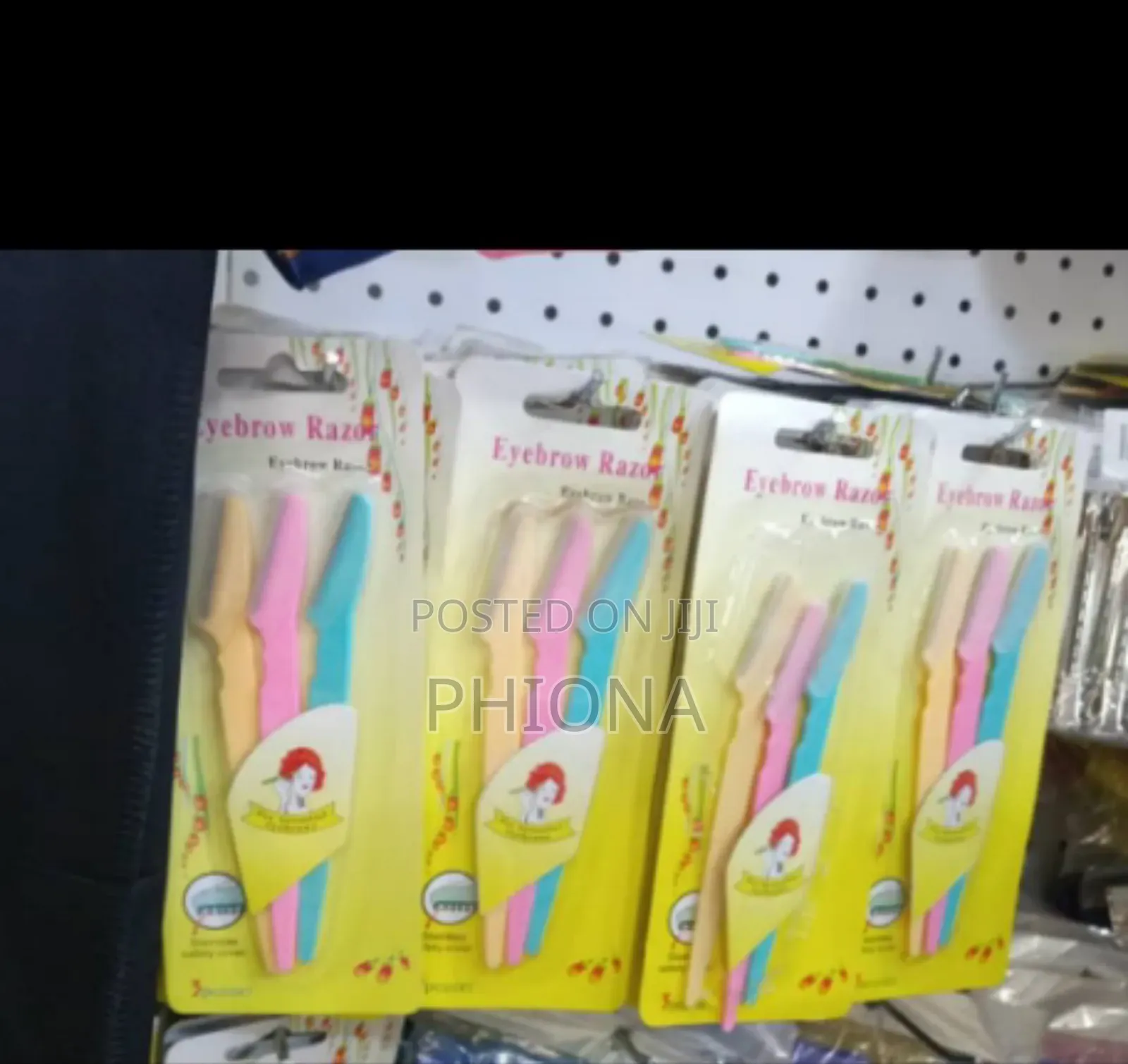 Three Piece Tinkle Eyebrow Razors