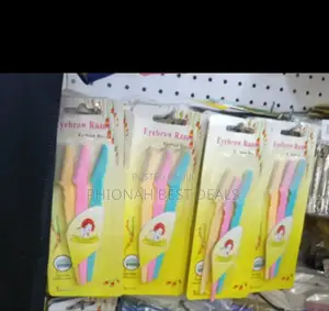 Three Piece Tinkle Eyebrow Razors