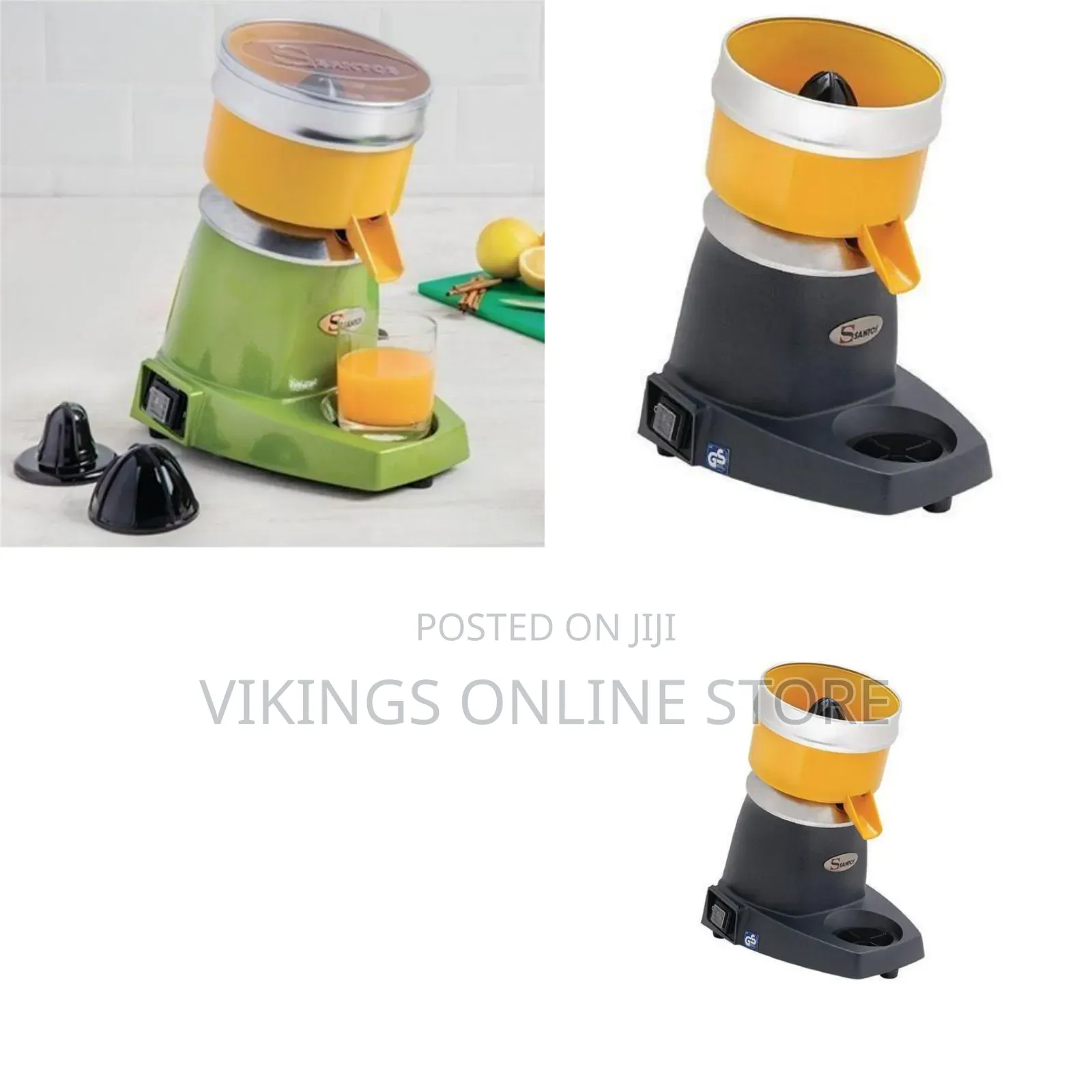 Santos-Style Commercial Citrus Juicer - Multicolor
