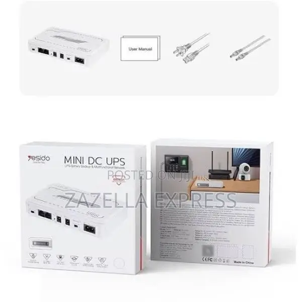 Yesido Mini Dc Ups Battery Backup and Multifunction Network 8800mah