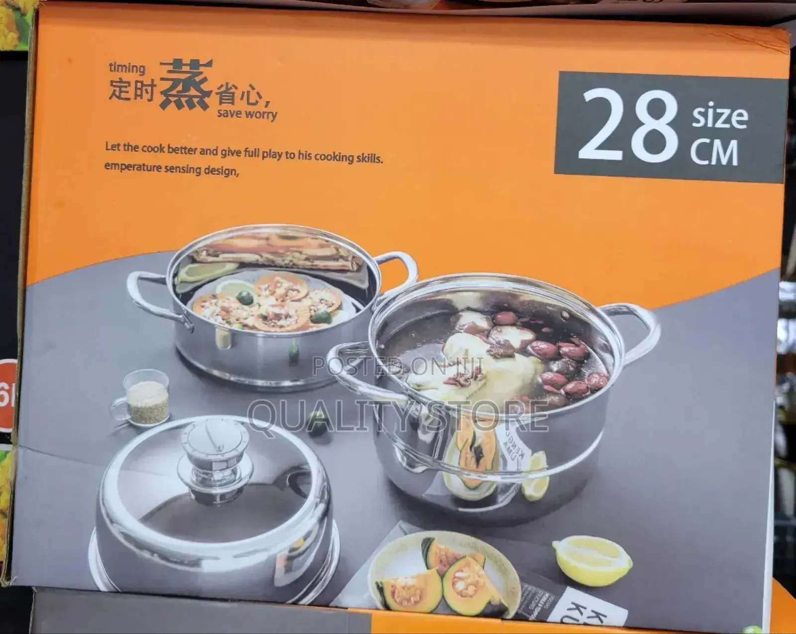 Food Steamer 28 Cm With Timer