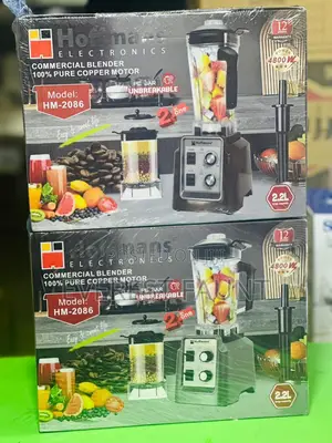 Hoffmans Commercial Blender 2 in 1 2.2 Liters