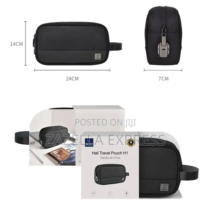 Wiwu Hali Travel Pouch H1 for Tech Electronic Accessories Organizerbag