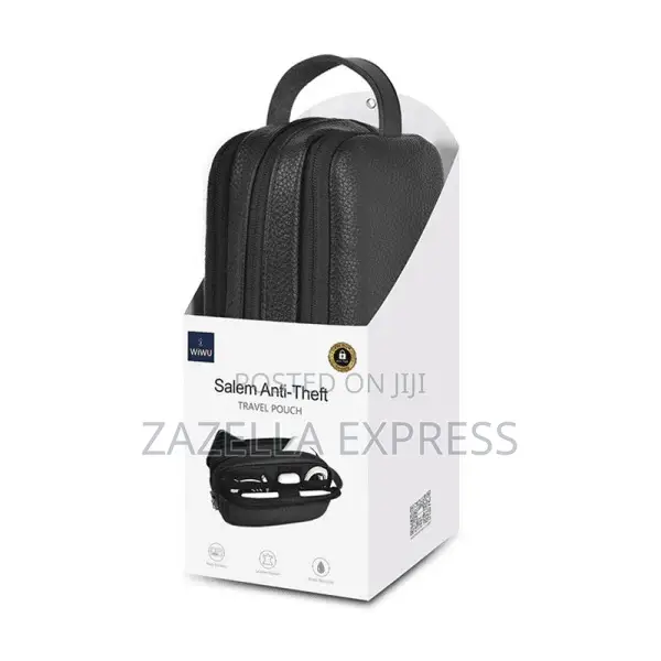 Wiwu Salem Anti Theft Clutch Bag With Three Zippers, Numeric Lock Bag
