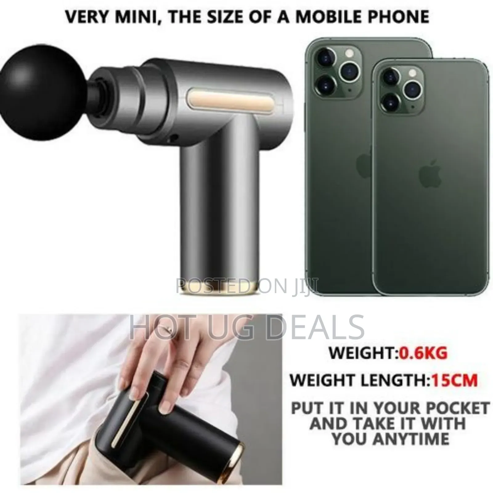 Massage Gun With 4 Heads