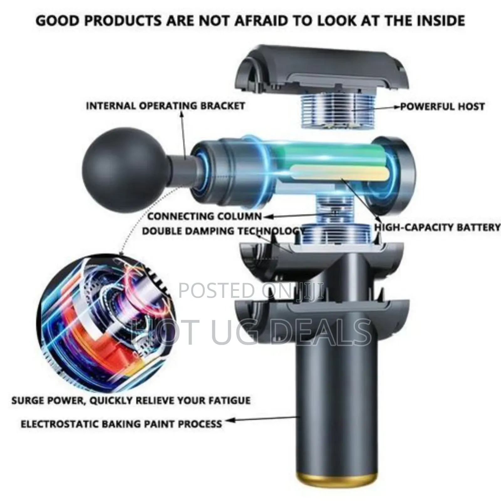 Massage Gun With 4 Heads