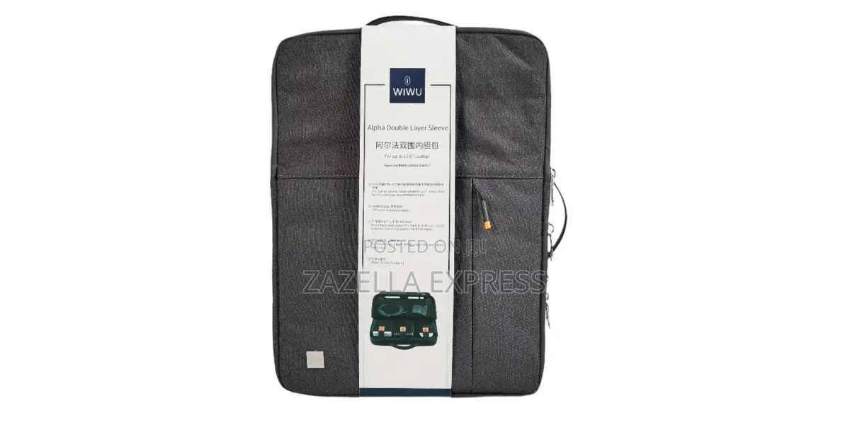 Wiwu Alpha Double Layer Laptop Bag for Upto 13.3inch Macbook