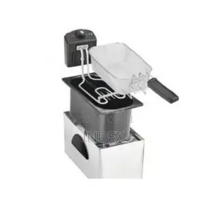 Saachi 3.0litres Stainless Steel Electric Deep Fryer-Silver