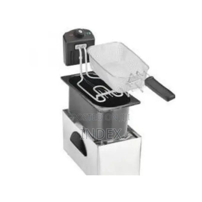 Saachi 3.0litres Stainless Steel Electric Deep Fryer-Silver