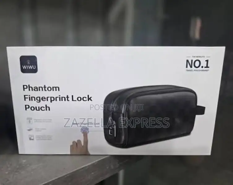 Wiwu Phantom Numeric Lock Pouch Bag, Anti Theft, Coded Lock Clutch