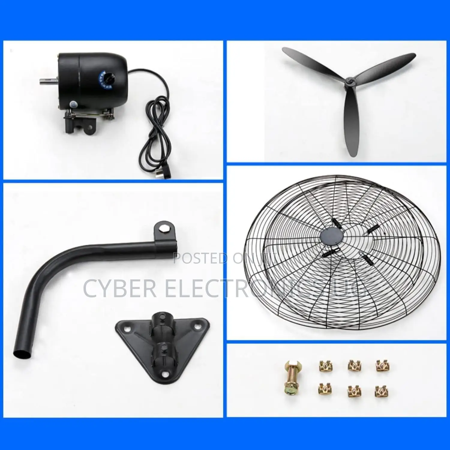 24inch Heavy Duty Wall Mounted Fan High Power Industrial Fan