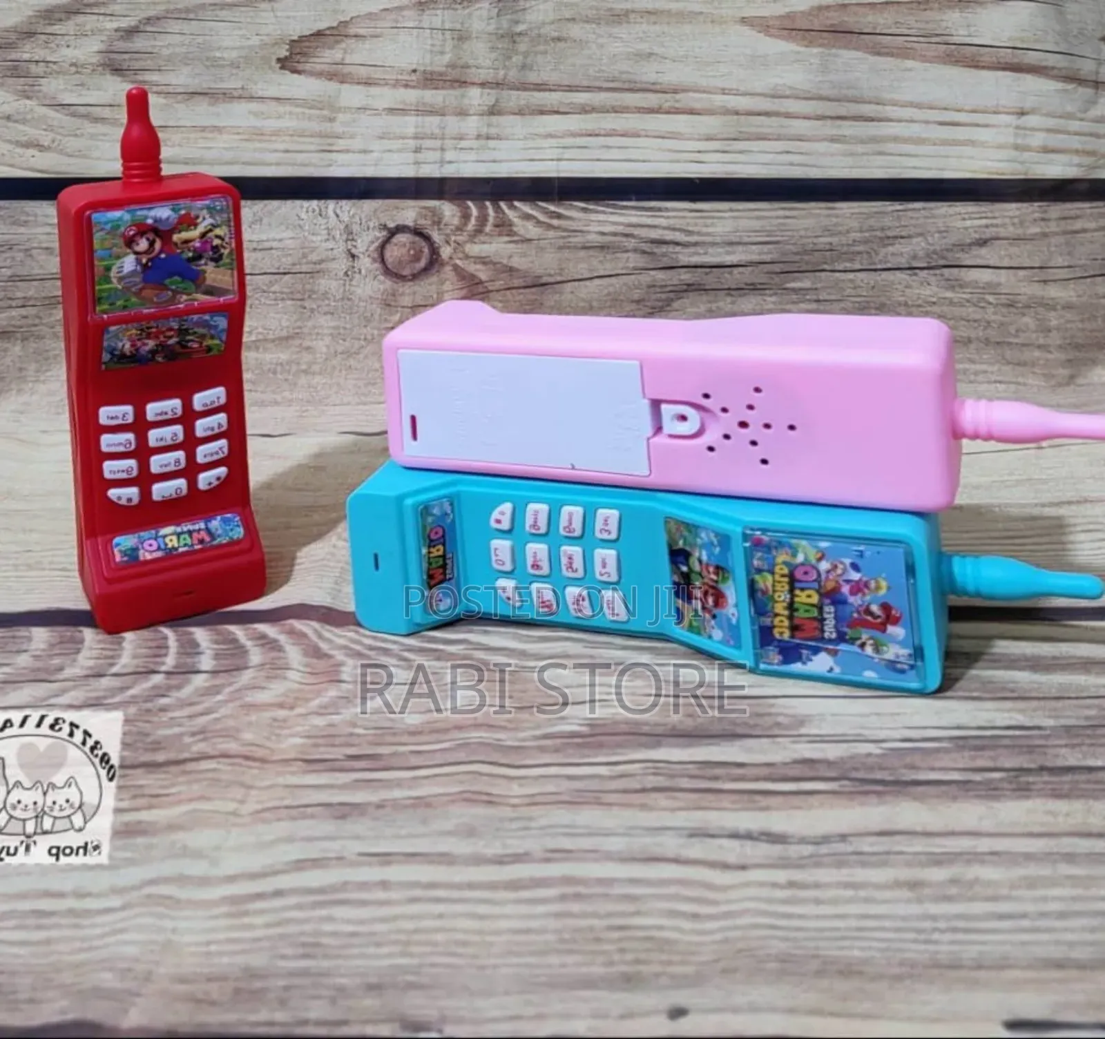 Battery Toy Phone With Sound on Keys
