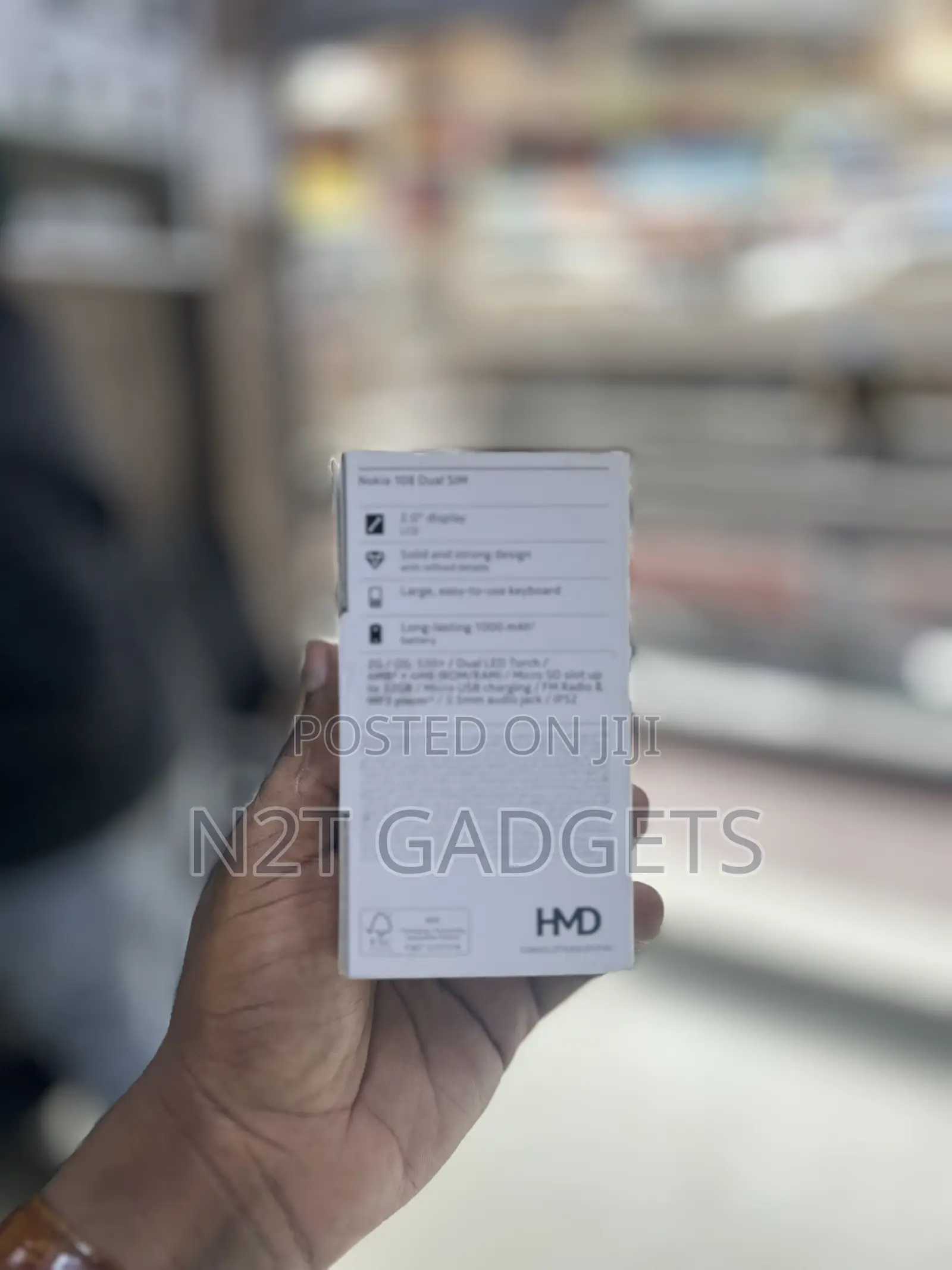 New Nokia 108 Dual SIM Black