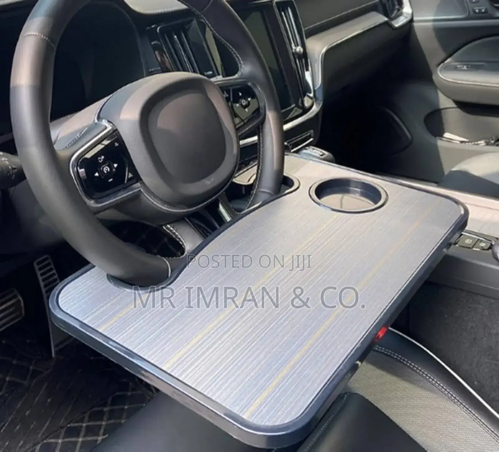 Car Desk or Food Tray Multifunctional Steering Wheel Tray