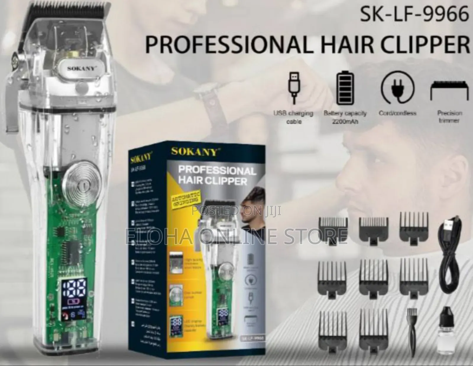 Sokany Sk-Lf-9966 Professional Hair Clipper