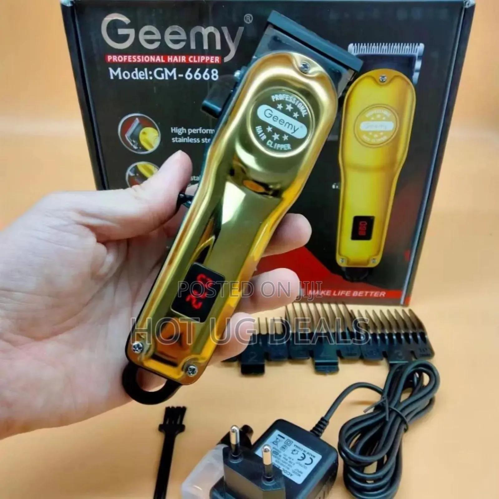 Geemy Gm-6668 Is A Professional, Rechargeable Hair Clipper