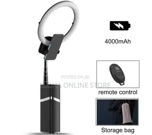 10inch Portable Foldable Rechargeable Ring Light