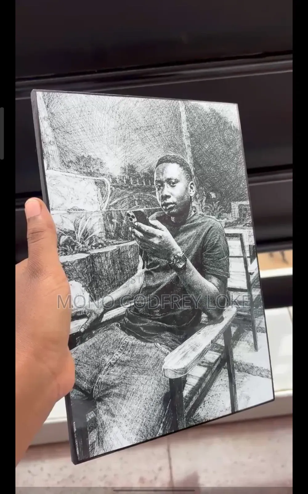 Custom Portrait Drawings Framed Photo Art – Mono’S Art Gallery