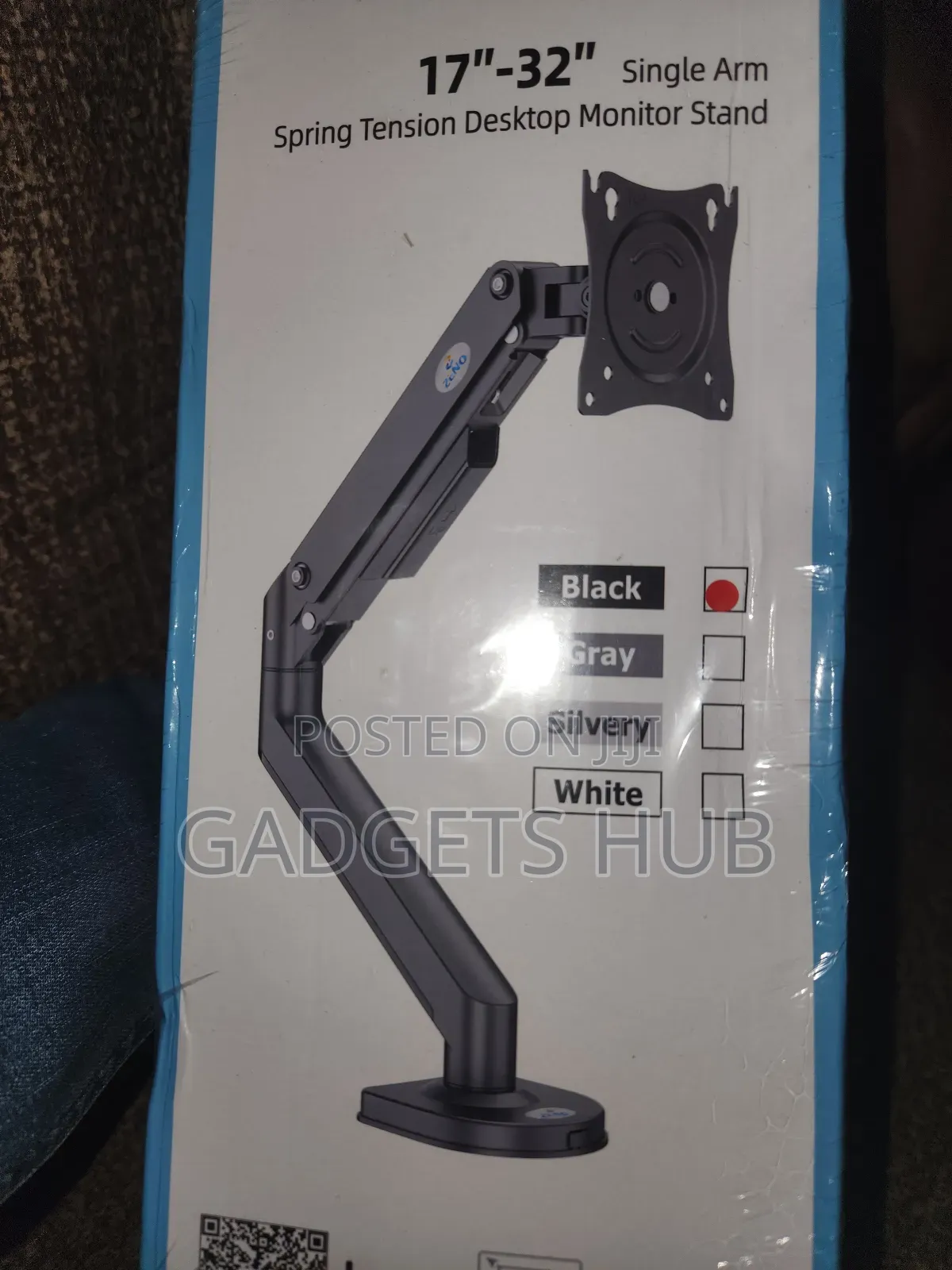 Single Arm Spring Tension Desktop Monitor Stand