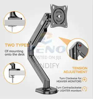 Single Arm Spring Tension Desktop Monitor Stand