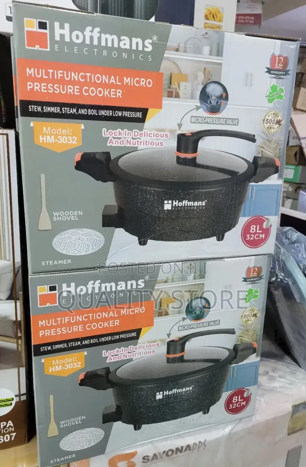 Hoffmans Multifunctional Micro Pressure Cooker 8 L Hm-3032